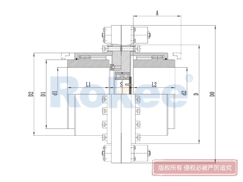 扭力保護型齒式聯(lián)軸器,扭力保護型鼓形齒式聯(lián)軸器