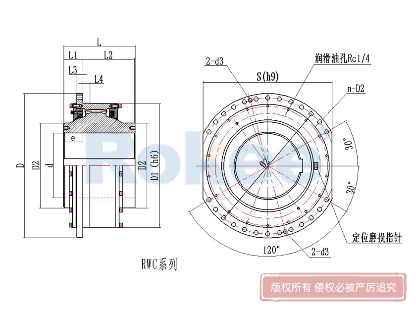 球面鼓形齒式卷筒聯(lián)軸器,球鼓齒式卷筒聯(lián)軸器